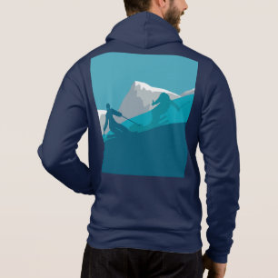 Sudadera Esquí alpino Arroz Azul