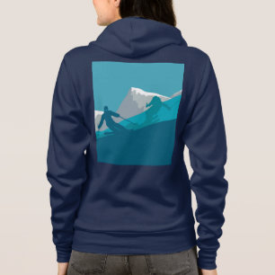 Sudadera Esquí alpino Arroz Azul