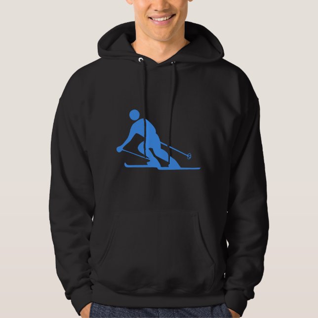 Sudadera Esquí - Azul bebé (Anverso)