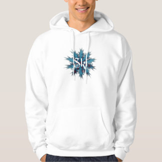 Sudadera Esquí azul y rojo del copo de nieve