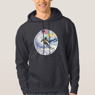Sudadera Esquí Big Sky, Montana, hombre esquiador