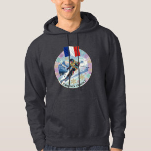 Sudadera Esquí Chamonix, Francia, hombre esquiador