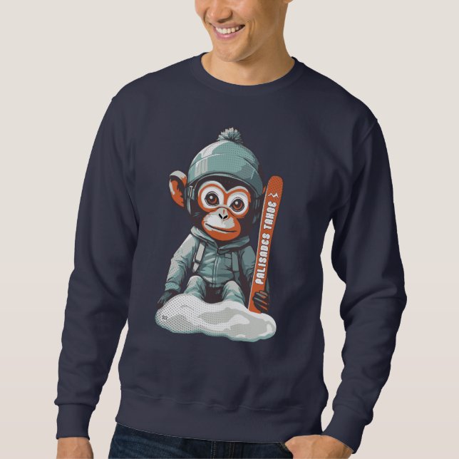 Sudadera Esquí Cute Monkey Palisades Tahoe (Anverso)