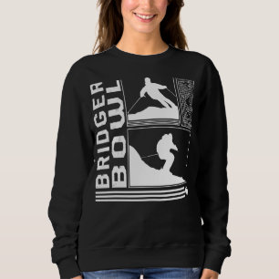Sudadera Esquí de Bridger Bowl Esquiador Invierno Snowboard