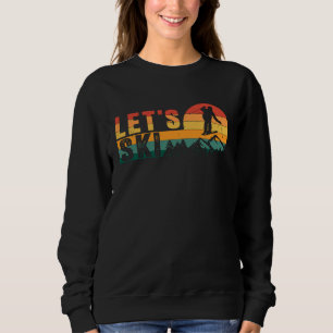 Sudadera Esquí de carreras vintage Deportes de invierno Esq