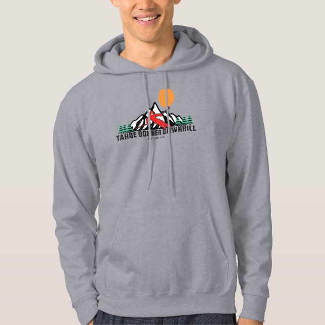 Sudadera Esquí de descenso de Retro Tahoe Donner (Anverso)