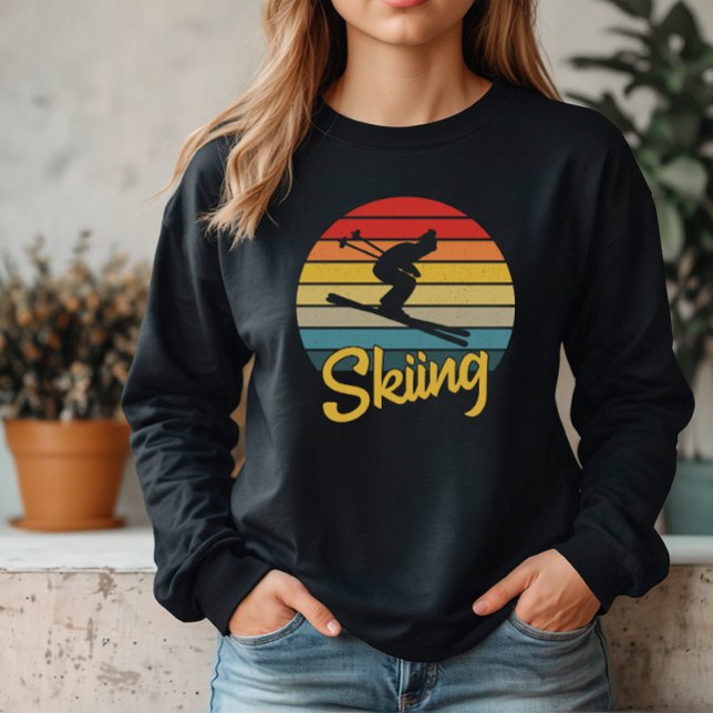 Sudadera Esquí de estilo retro vintage (Subido por el creador)
