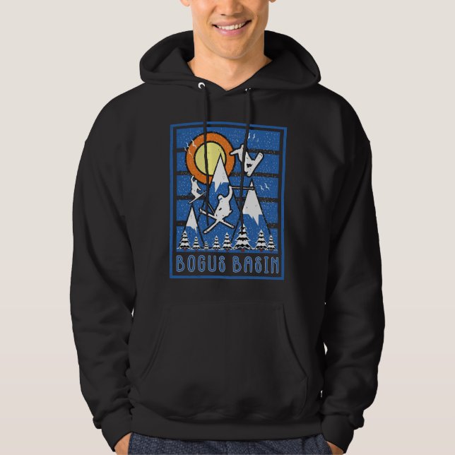 Sudadera Esquí de montaña de la Cuenca del Retro Bogus (Anverso)