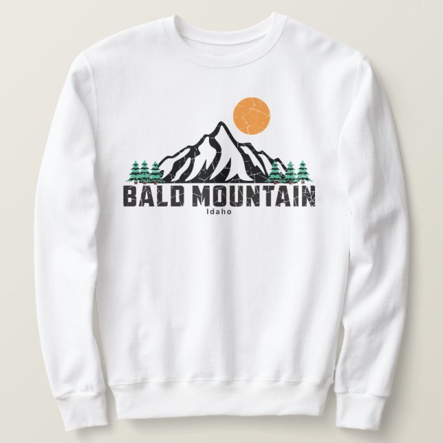 Sudadera Esquí de montaña retro calvo (Anverso del diseño)