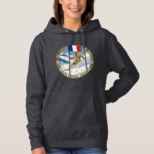 Sudadera Esquí L'Alpe D'Huez, Francia, Mujer Esquiadora