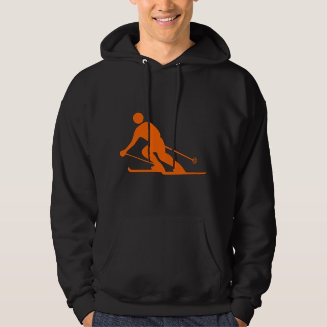 Sudadera Esquí - Naranja (Anverso)