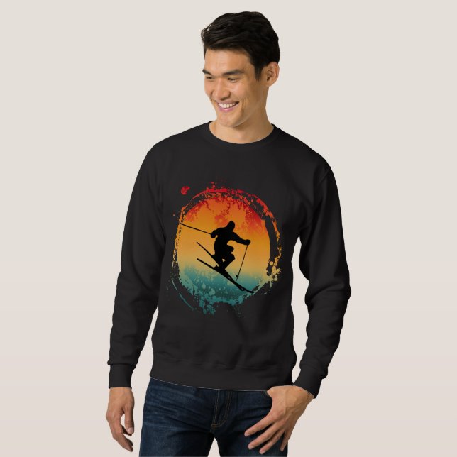 SUDADERA ESQUÍ RETRO VINTAGE (Anverso completo)