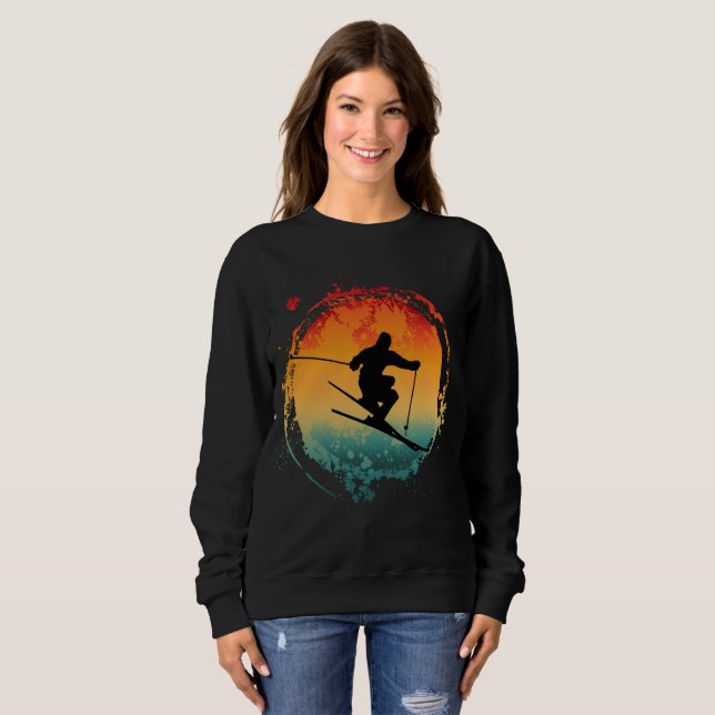 SUDADERA ESQUÍ RETRO VINTAGE  (Anverso completo)