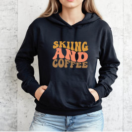 Sudadera Esquí retro y café