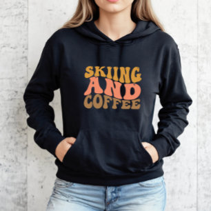 Sudadera Esquí retro y café