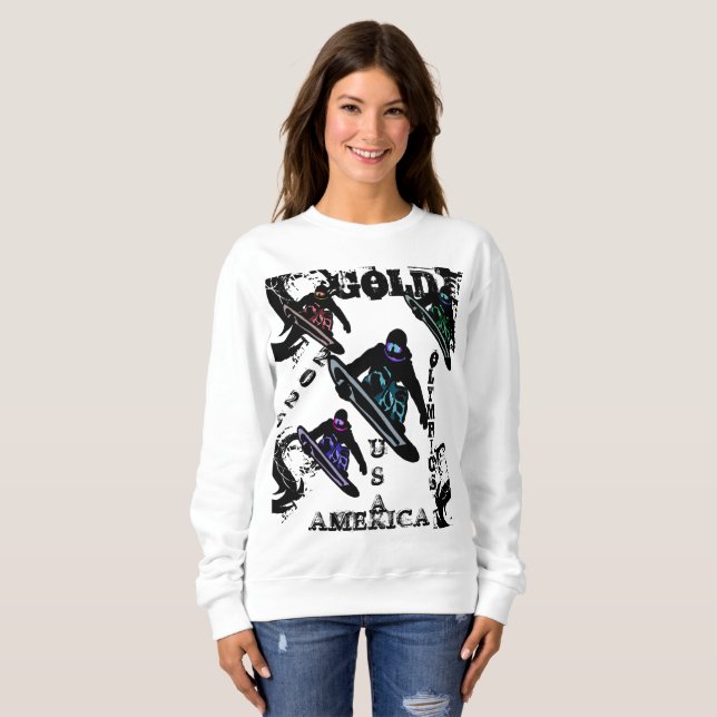 SUDADERA ESQUÍ SOBRE TABLA (Anverso completo)