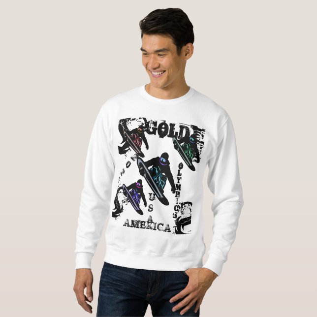 SUDADERA ESQUÍ SOBRE TABLA (Anverso completo)