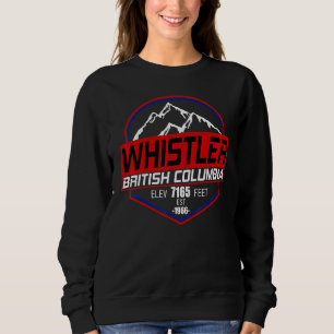 Sudadera Esquí Whistler B C Canadá Esquí y Ciclismo de Mont