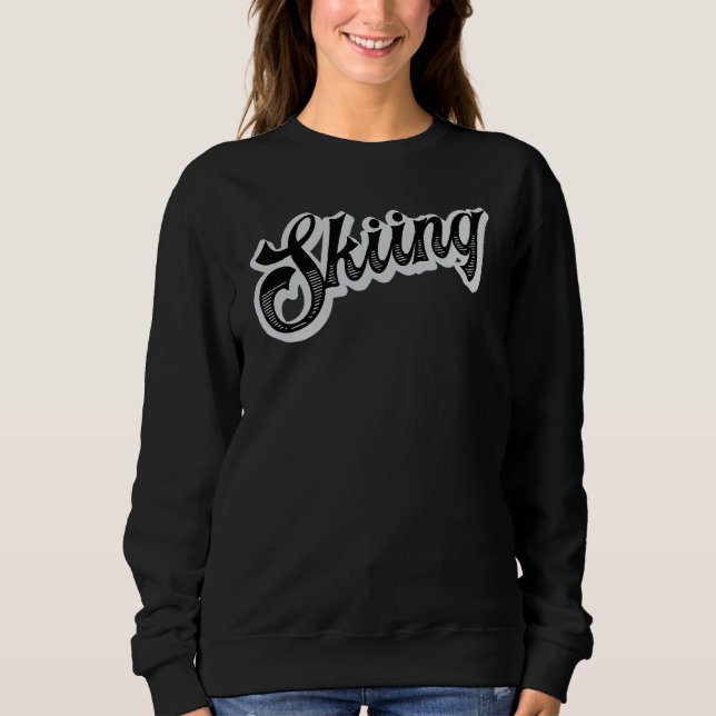 Sudadera Esquiador de esquí (Anverso)