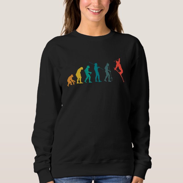 Sudadera Esquiador de esquí de evolución (Anverso)