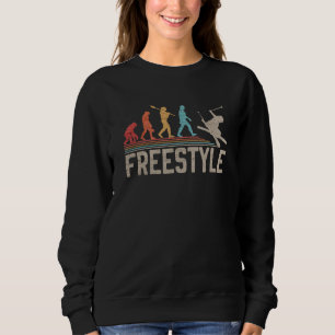Sudadera Esquiador De Estilo Libre Evolución Del Hombre En 