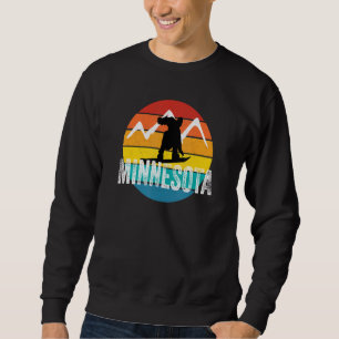 Sudadera Esquiador de Minnesota Retro Sol Minnesota Rad Nie