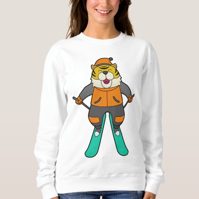 Sudadera Esquiador de tigres (Anverso)