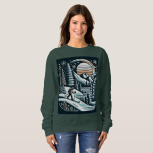 Sudadera Esquiador e invierno
