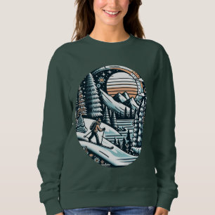 Sudadera Esquiador e invierno