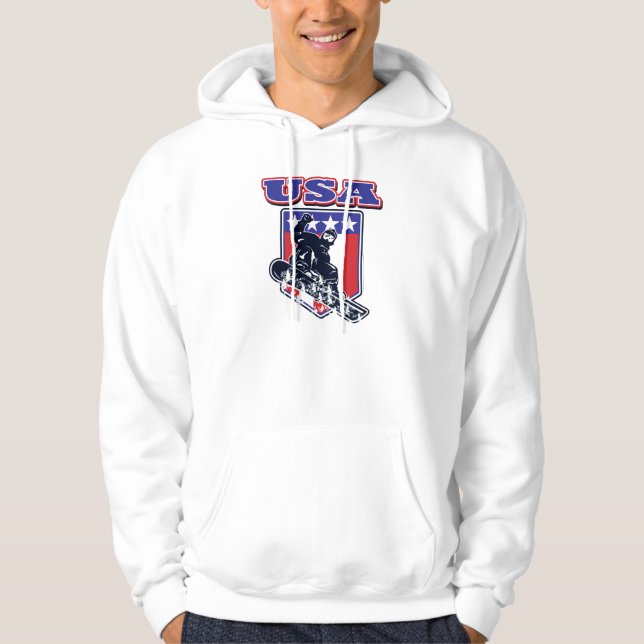 Sudadera Esquiador estadounidense (Anverso)