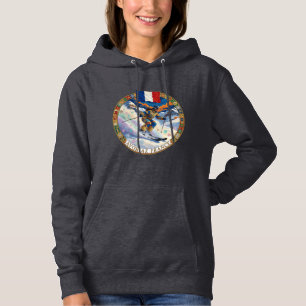 Sudadera Esquiadora en Ski Avoriaz, Francia