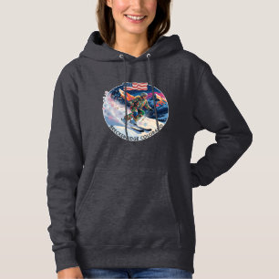 Sudadera Esquiadora mujer en Breckenridge, Colorado