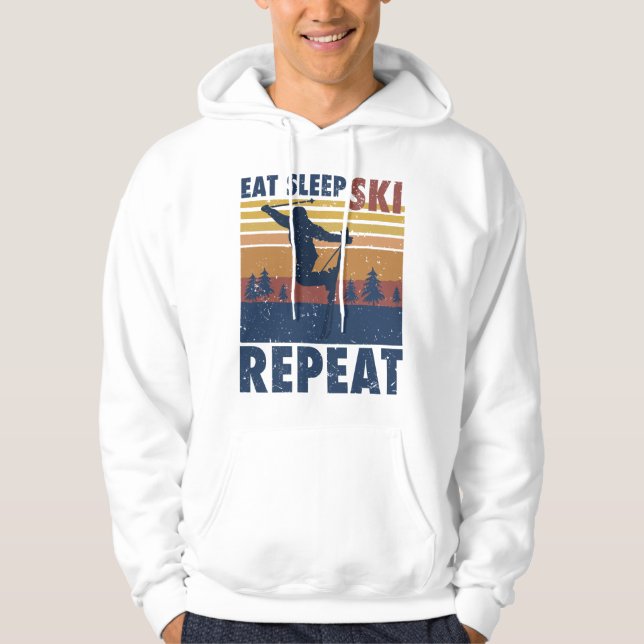 Sudadera Esquiar un regalo divertido (Anverso)