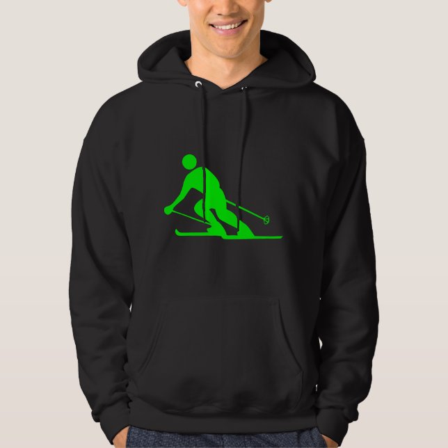 Sudadera Esquiar - Verde (Anverso)