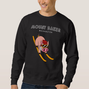 Sudadera Esquina de cerdos del Monte Baker Washington