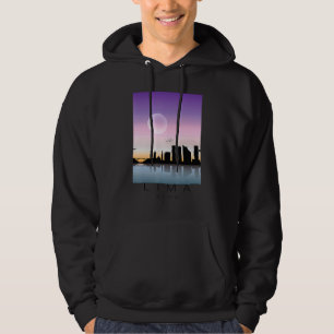 Sudadera Esquina de Lima Perú en recuerdo de luna llena Amo