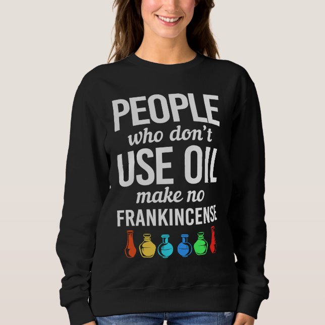 Sudadera Essential Oil Frankincense (Anverso)