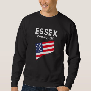 Sudadera Essex Connecticut EE. UU. Estado América Viajar Co