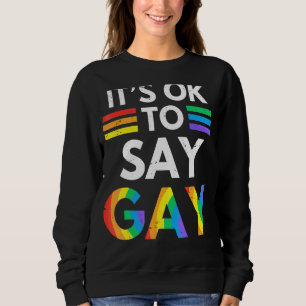 Sudadera Está Bien Decir Gay Florida Está Bien Decir Gay Lg