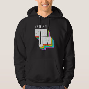 Sudadera Está bien decir Gay Lgbt Retro Vintage