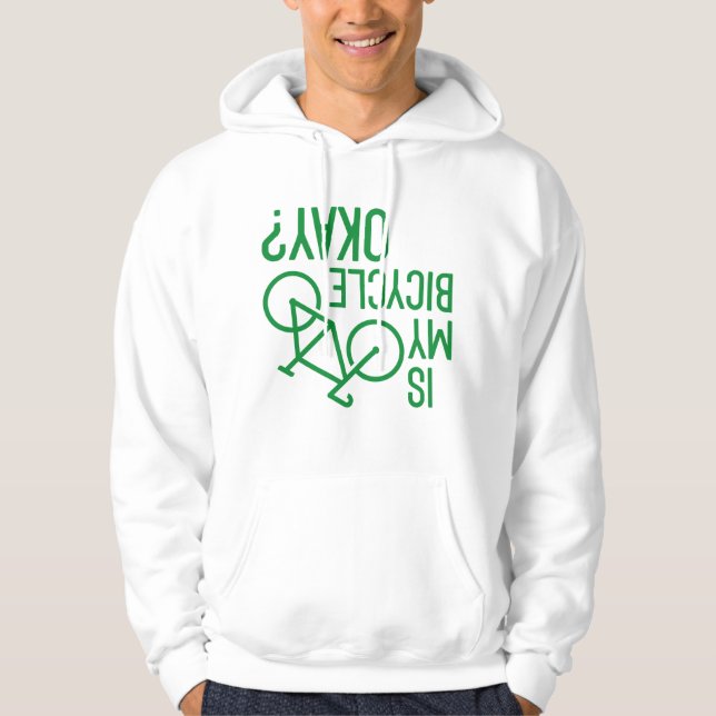 Sudadera ¿Está bien mi bicicleta (Anverso)