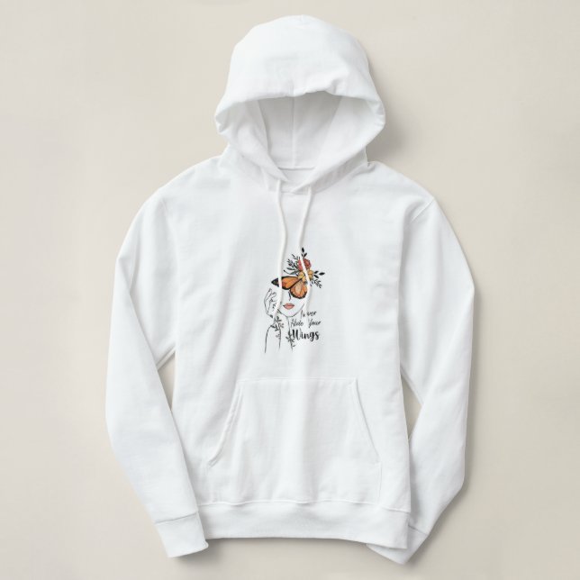 SUDADERA ESTÁ BIEN NO SER BUENO HOODIO PARA LAS MUJERES (Diseño del anverso)
