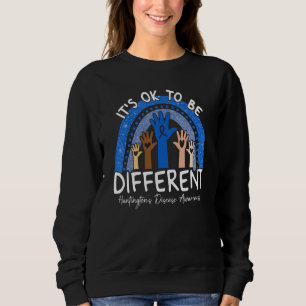 Sudadera Está Bien Ser Diferente Enfermedad De Huntington