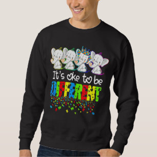 Sudadera Está bien ser el autismo del enigma diferente