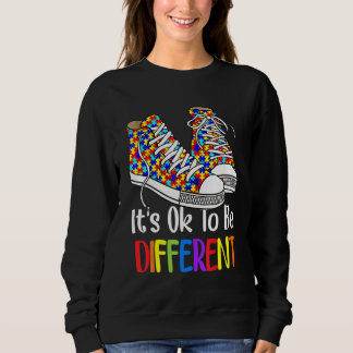 Sudadera Está bien ser el diferente rompecabezas de la conc