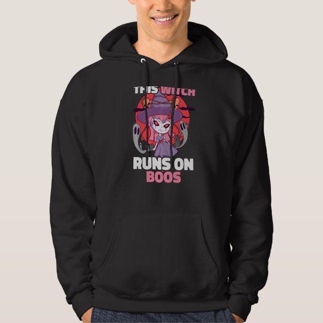 Sudadera Esta Bruja Corre En Los Boos (Anverso)