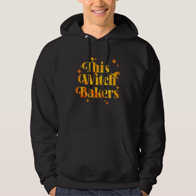 Sudadera Esta Bruja Panaderos Halloween (Anverso)