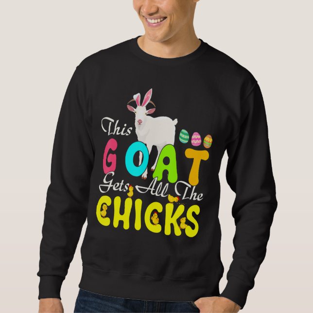 Sudadera Esta cabra tiene a todas las chichas ricas de cone (Anverso)