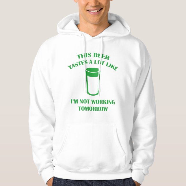 Sudadera Esta Cerveza Sabe Mucho (Anverso)