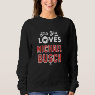 Sudadera Esta Chica Ama a Michael Busch Chicago Béisbol MLB